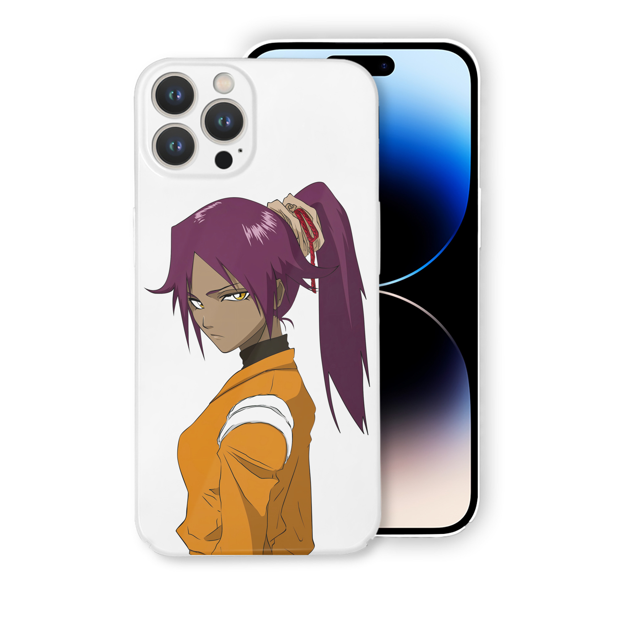 （画像用） ブリーチ 四楓院 夜一（しほういん よるいち） BLEACH Shihouin Yoruichi 【iPhone 14シリーズ対応】ハードケース